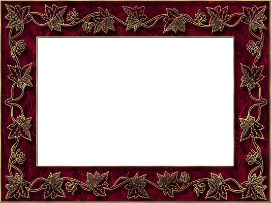 Fancy-Frame-Transparent-Image3 قاب فانتزی قرمز