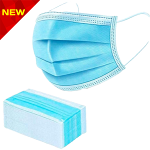 بسته ماسک پزشکی آبی رنگ