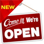 بسته فایل PNG با تصاویر "کلمه و نماد OPEN"