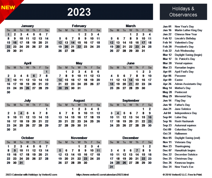 Vector-Calendar-2023-PNG-HQ-Photo-1 تقویم سال 2023 میلادی