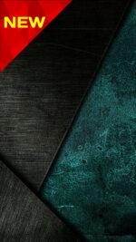 والپیپر مینیمال سبز و مشکی موبایل